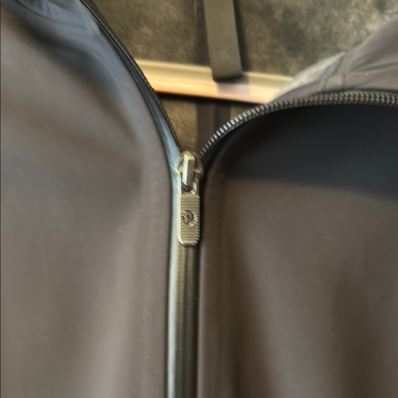 Lululemon Athletica Black Trench Coat with Classic Silhouette - Picture 3 of 4